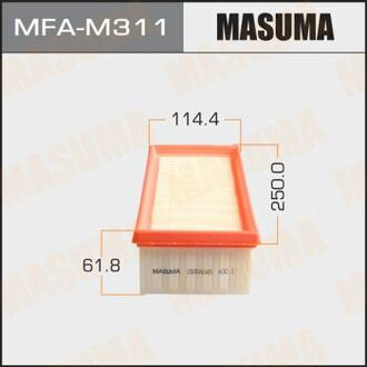 MFA-M311 MASUMA MFA-M311_фильтр воздушный!250x114.4x61.8\ Mitsubishi Colt VI 1.1/1.3/1.5 04>