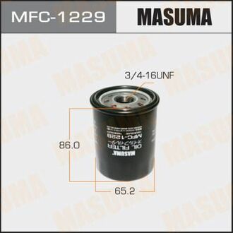 MFC1229 MASUMA MFC-1229_фильтр масляный!\ Suzuki Vitara/Grand Vitara 1.6-2.7/16V/V6 24V