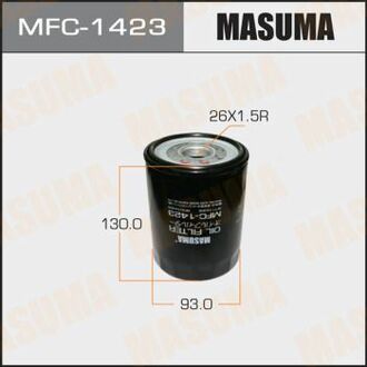MFC-1423 MASUMA MFC-1423_фильтр масляный!\ Mazda 626 2.0D 87-97, Isuzu Trooper 2.8TD 88-91