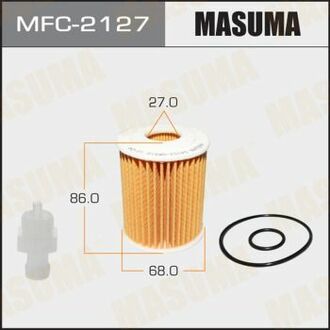MFC2127 MASUMA MFC-2127_фильтр масляный!\ Toyota Avensis/Auris 2.0D/2.2D 05>