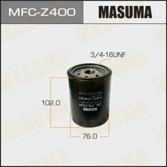 MFCZ400 MASUMA MFC-Z400_фильтр масляный!\ Ford Maverick 2.0i 91kW 01>