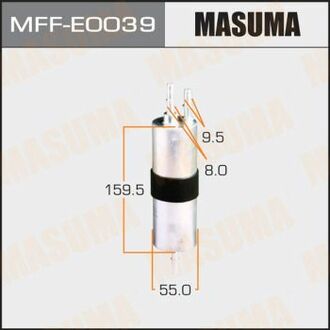 MFFE0039 MASUMA Фильтр ТОПЛИВНЫЙ MASUMA BMW 1, 3, X4 / N20B20A, S55B30A