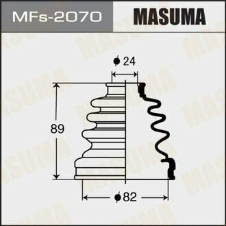 MFS-2070 MASUMA MFs-2070_к-кт пыльника ШРУСа внутрен.! силикон\ Mazda 626 1.6-2.0 85>