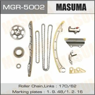 MGR-5002 MASUMA MGR-5002_ремкомплект ГРМ! цепной, со звездочками\ Honda Accord/Civic/CR-V/Stream/Integra 2.0 01>