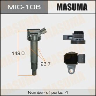 MIC-106 MASUMA MIC-106_катушка зажигания!\ Lexus IS/GS/LS, Toyota Land Cruiser 2.0-4.7i 98>