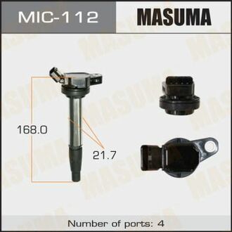 MIC-112 MASUMA Катушка Зажигания MASUMA , 1ZRFE, 2ZRFE, NZE14#.ZR