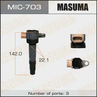 MIC-703 MASUMA MIC-703_катушка зажигания!\ Suzuki Grand Vitara/Swift/SX4 06>