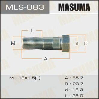MLS083 MASUMA ШПИЛЬКИ MASUMA