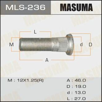 MLS-236 MASUMA MLS-236_шпилька!\ Nissan 180SX/200SX/300ZX/AD Max 90-99