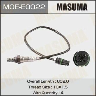 MOE-E0022 MASUMA MOE-E0022_лямбда-зонд!\ BMW E81/E87/E90/E60/F10/E65/F01/E70 04-16