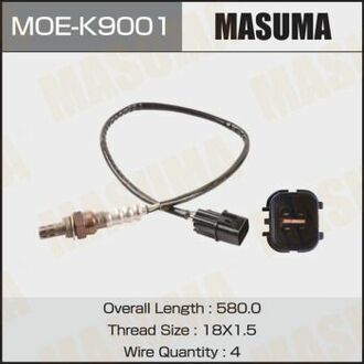 MOE-K9001 MASUMA MOE-K9001_лямбда-зонд!\ Hyundai Santa Fe 2.0-2.4 00-05/Sonata, KIA Magentis I 00-05