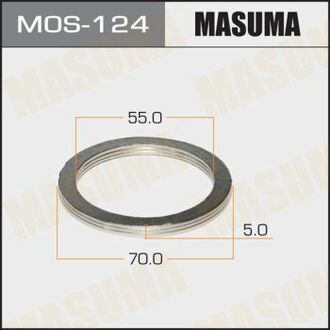 MOS-124 MASUMA MOS-124_кольцо уплотнительное! (м)\ Honda Accord 2.0, Mazda, Toyota 87>