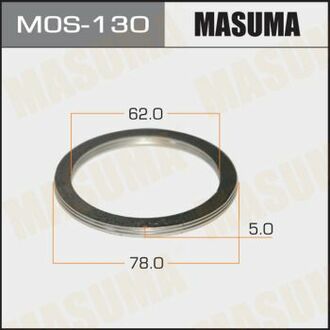 MOS-130 MASUMA MOS-130_кольцо уплотнительное! 62х78\ Toyota