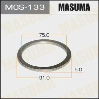 MOS-133 MASUMA MOS-133_кольцо уплотнительное!\ Toyota Carina/Corolla 1.6-2.4 <00