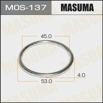 MOS-137 MASUMA MOS-137_кольцо уплотнительное глушителя!\ Fiat Punto 1.2 16V 99>, Ford Fiesta/Ka 1.3i 98-03