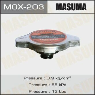 MOX-203 MASUMA MOX-203_крышка радиатора !металл\Lexus ES/GS/RX, Audi 80, VW Passat/Polo/LT 72-93