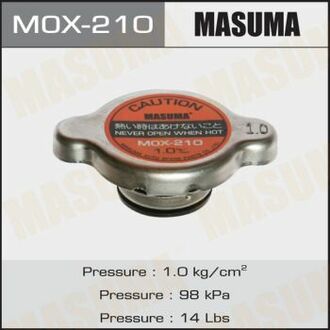 MOX-210 MASUMA Крышка РАДИАТОРА MASUMA MOX-210 1.0 KG/CM2 - 16401