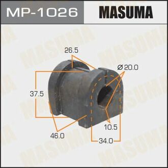 MP-1026 MASUMA MP-1026_втулка стабилизатора заднего ! d20\ Mitsubishi Outlander CW 06-12
