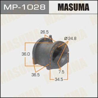 MP-1028 MASUMA MP-1028_втулка стабилизатора переднего! d24\ Mitsubishi Lancer Cs 00-09