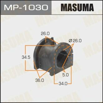 MP-1030 MASUMA ВТУЛКА СТАБИЛИЗАТОРА MASUMA MP-1030 /FRONT/ LANCER
