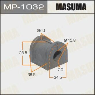 MP-1032 MASUMA Masuma MP1032_MSU MP-1032_втулка стабилизатора заднего!\ Mitsubishi Outlander CU# 2002-2006 (РФ)