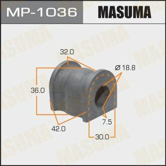 MP-1036 MASUMA MP-1036_втулка стабилизатора заднего центр.!\ Mazda 6 GG all 02-03