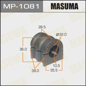 MP-1081 MASUMA MP-1081_втулка стабилизатора переднего!\ Nissan Note 06>