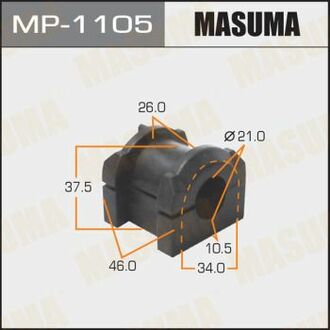 MP-1105 MASUMA MP-1105_втулка стабилизатора переднего!\ Mitsubishi Lancer 07>