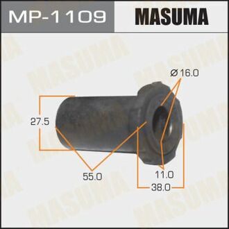 MP1109 MASUMA MP1109_втулка рессоры зад. верхн.!\ Mitsubishi Pajero 83-95/L300 4WD 86-94