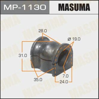 MP-1130 MASUMA MP-1130_втулка стабилизатора заднего! d18\ Honda CR-V 2.0 i-VTEC/2.2 i-CTDi 07>