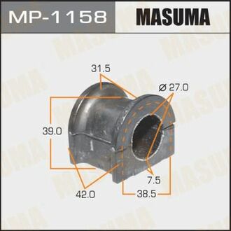 MP-1158 MASUMA MP-1158_втулка стабилизатора переднего!\ Toyota Land Cruiser 100 HDJ100/UZJ100
