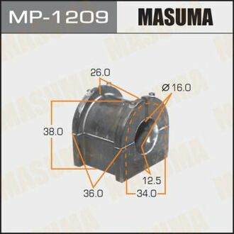 MP-1209 MASUMA MP-1209_втулка стабилизатора заднего!\ Mitsubishi ASX GA 10-16