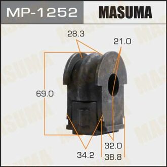 MP-1252 MASUMA Втулка стабилизатора пер.