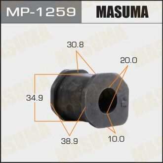 MP-1259 MASUMA MP-1259_втулка стабилизатора переднего наружная!\ Mitsubishi L200/Montero/Pajero Sport 96>