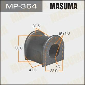 MP-364 MASUMA MP-364_втулка стабилизатора заднего!\ Toyota Land Cruiser 120/Prado GRJ120/KDJ120