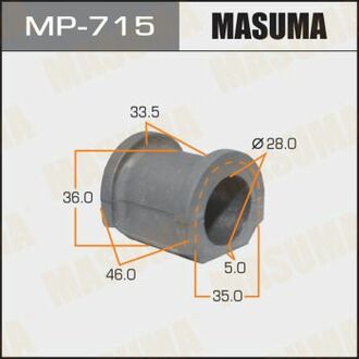 MP-715 MASUMA Втулка пер.стабил.HONDA CR-V 01-06 D27.2мм