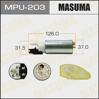 MPU-203 MASUMA MPU-203_насос топливный электрический! 3.5bar\ Nissan Micra 1.2 03>