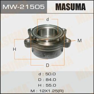 MW-21505 MASUMA СТУПИЧНЫЙ УЗЕЛ MASUMA REAR ELGRAND/ E51