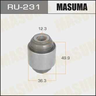 RU231 MASUMA RU231_сайлентблок задней цапфы!\ Toyota Caldina AT190/ST190 92-96