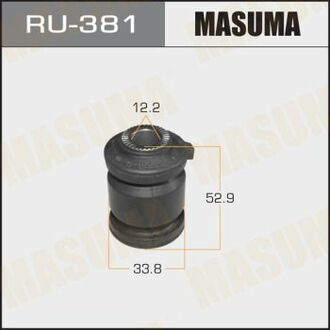 RU-381 MASUMA RU-381_сайлентблок пер. рычага задний!\ Toyota Yaris all 99-03