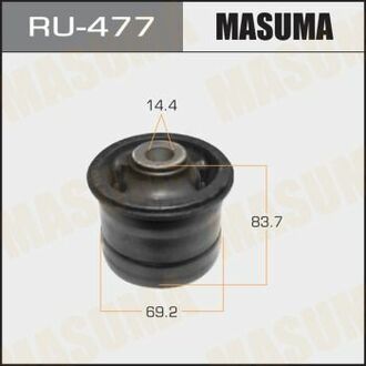 RU-477 MASUMA RU-477_сайлентблок зад. балки!\ Toyota Corolla Verso ADE150/NDE150 06>