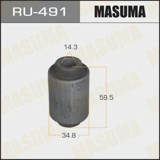 RU-491 MASUMA RU-491_сайлентблок рычага нижнего передний!\ Mitsubishi Outlander 2.0/2.4 02>