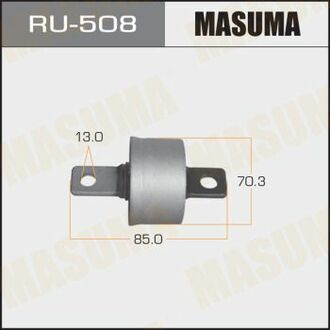 RU-508 MASUMA RU-508_сайлентблок рычага зад.подв.продольн.!\ Mitsubishi Lancer 07>