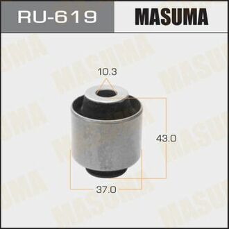 RU-619 MASUMA RU-619_сайлентблок амортизатора!\ Honda Civic 87-91/1.6Vtec 91-95/1.4-1.6 95-01