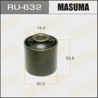 RU-632 MASUMA RU-632_сайлентблок задний!\ Toyota Land Cruiser 120/Prado GRJ120/KDJ120