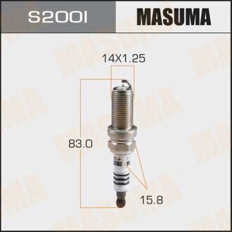 S200I MASUMA Свеча Зажигания MASUMA IRIDIUM (IKH16)