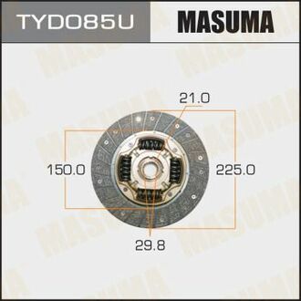 TYD085U MASUMA TYD085U_диск сцепления!\ Toyota Caldina/Camry/Corona/Dyna 77>