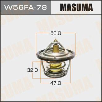 W56FA-78 MASUMA W56FA-78_термостат!\ Subaru Alcyone SVX/Forester/Impreza