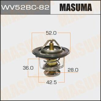 WV52BC-82 MASUMA WV52BC-82_термостат!\ Honda Airwave/Civic