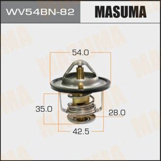 WV54BN82 MASUMA WV54BN82_термостат! с прокл.\ Fiat Tempra/Tipo, Lancia Delta 1.6-2.0T <99